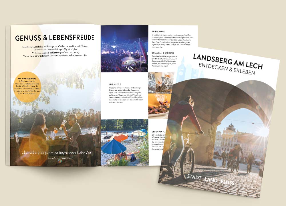 Tourismusverband AmmerseeLech ImageBroschüre Landsberg am Lech